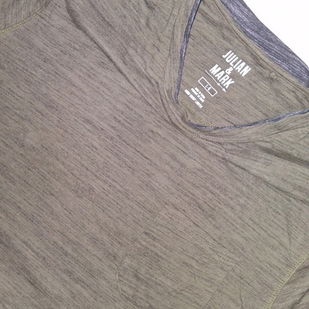 JAMM Julian & Mark Men's Size L Green Long Sleeve‎ Acitvewear Shirt NWOT